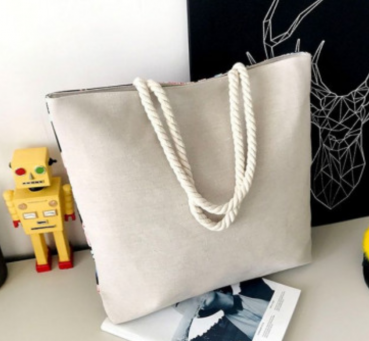 Preview: Strand Tasche Hell Blau